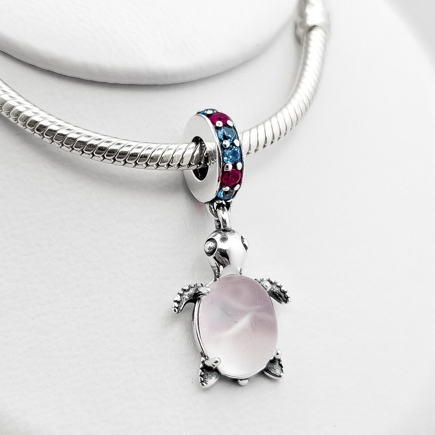 Charm Tortuga Rosa