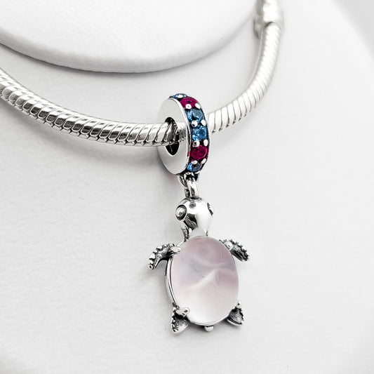 Charm Tortuga Rosa