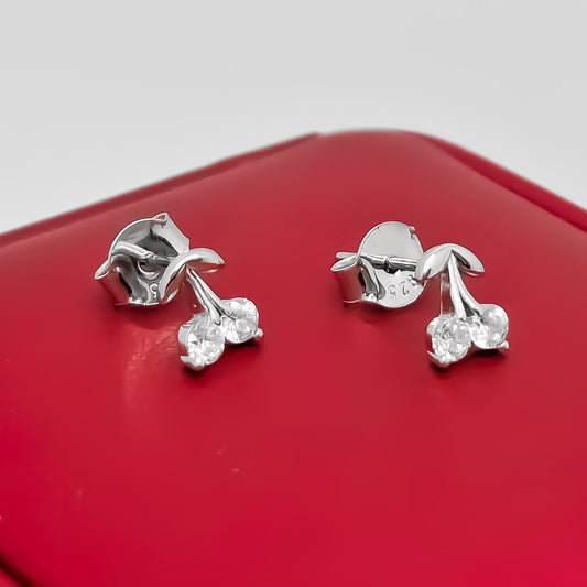 Arete Cereza Blanca