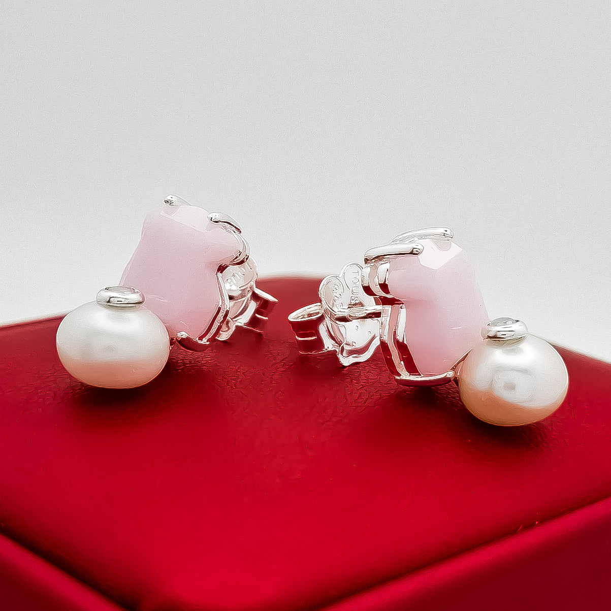 Arete Oso Rosa