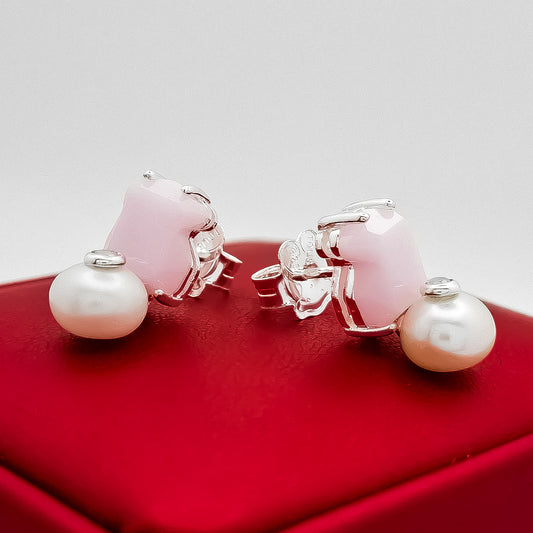 Arete Oso Rosa
