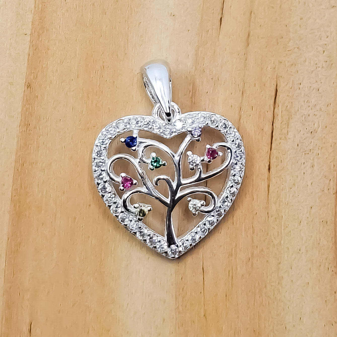 Dije Corazon Arbol Vida