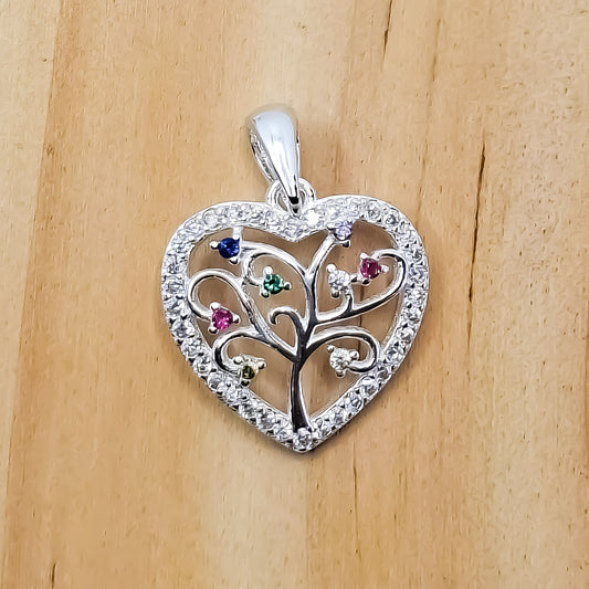 Dije Corazon Arbol Vida
