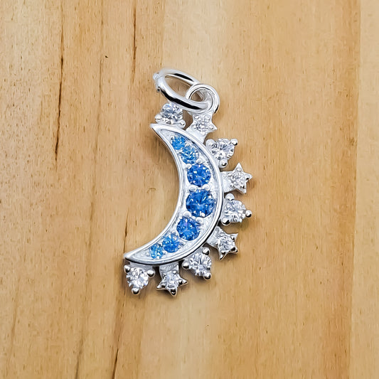 Dije Media Luna Zirconia
