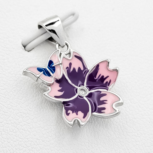Dije Flor Mariposa