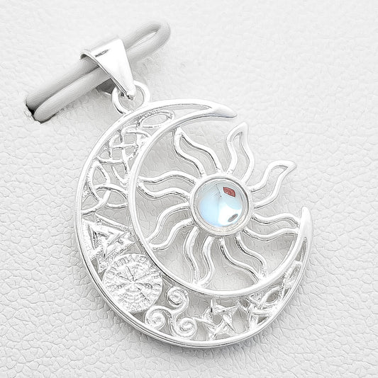 Dije Sol Luna Zirconia