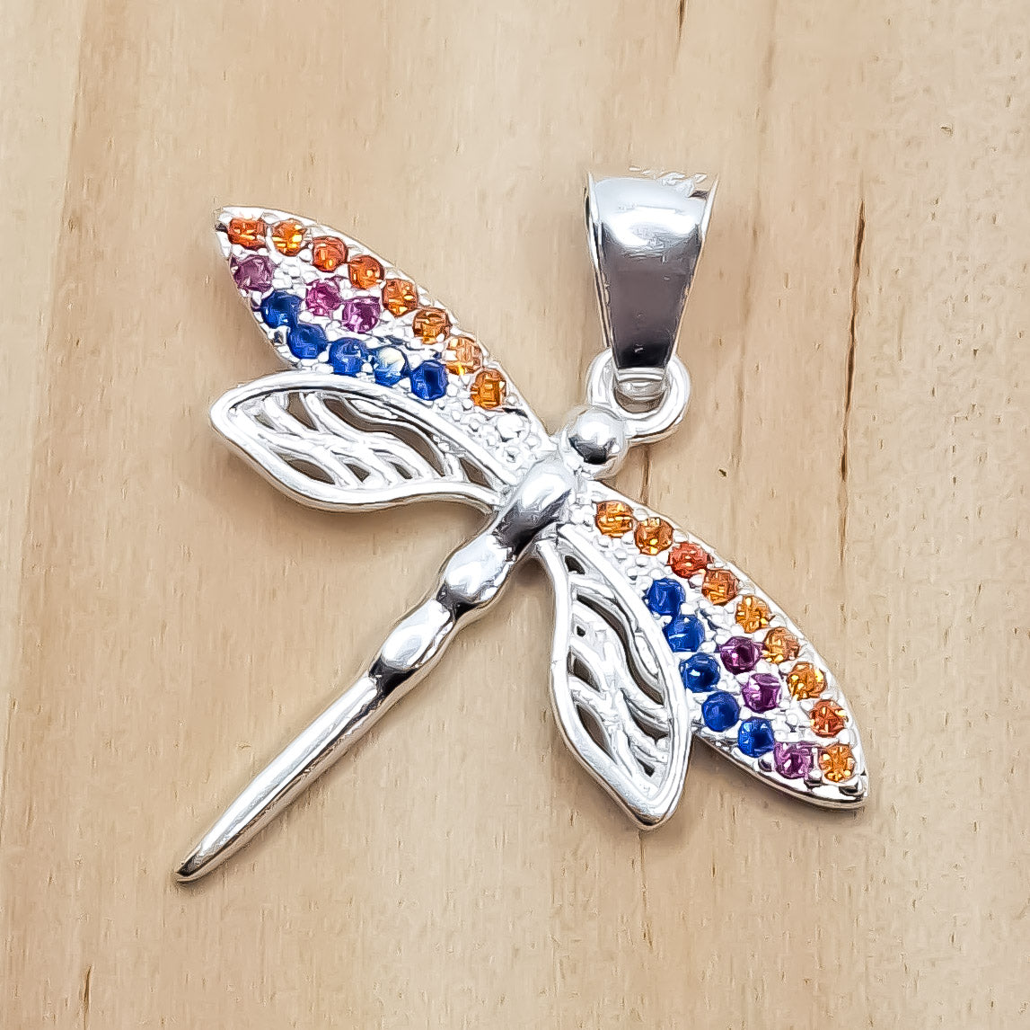 Dije Libelula Multicolor