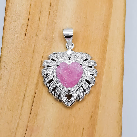 Dije Corazon Congelado Rosa