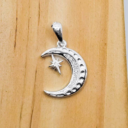 Dije Media Luna Zirconia