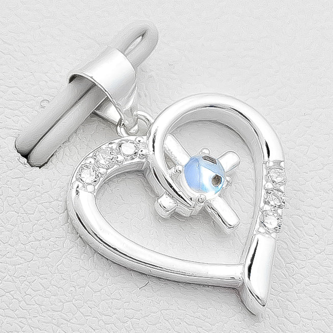 Dije Corazon Azul