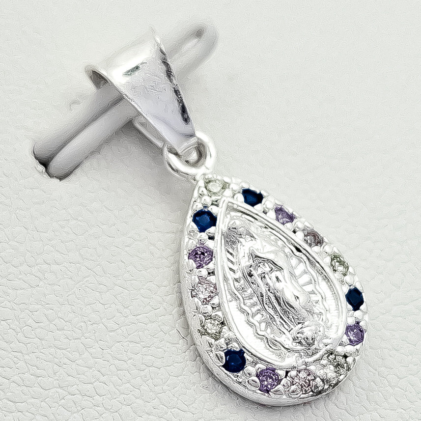 Dije Virgen Gota Zirconia