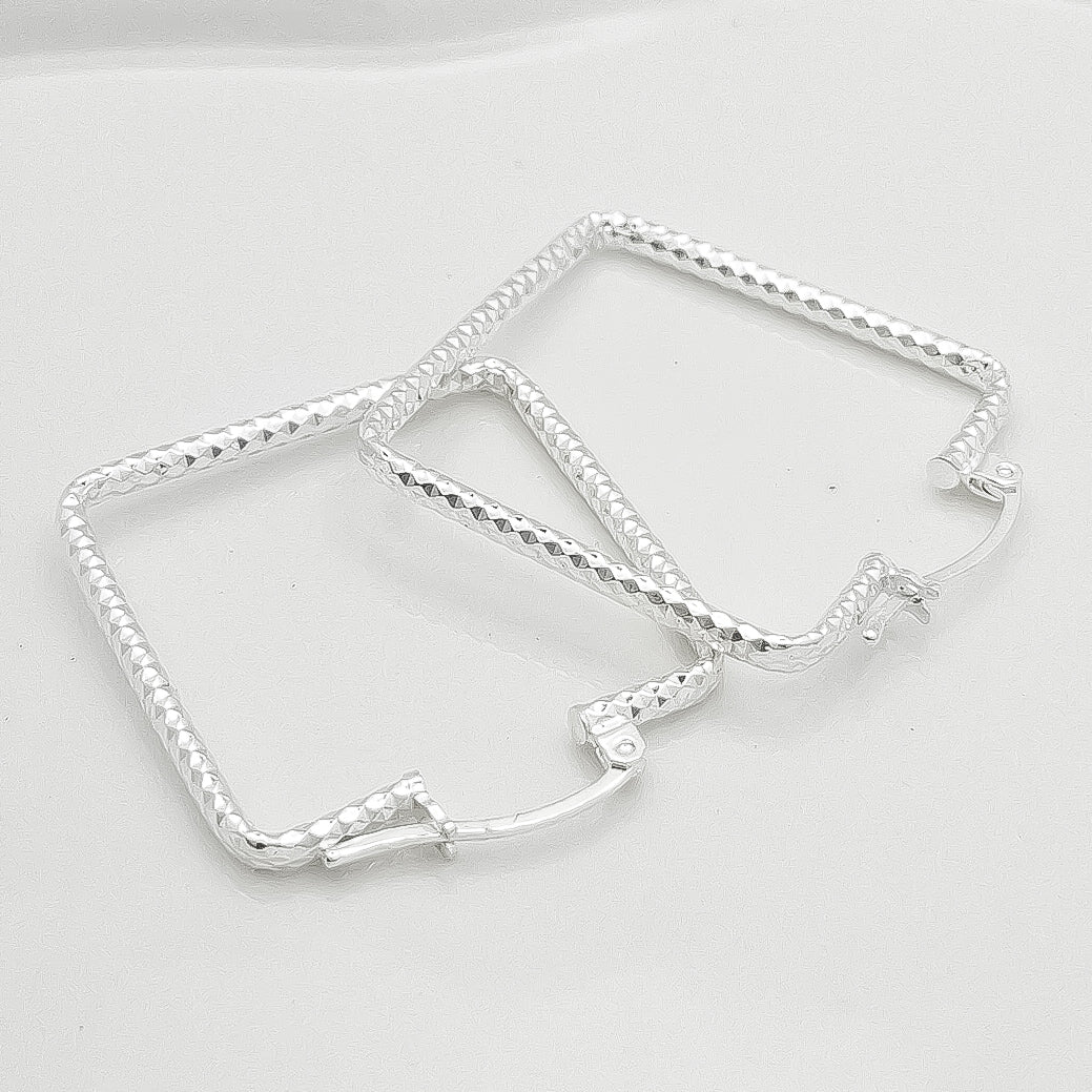 Arracada Cuadro Diamantada