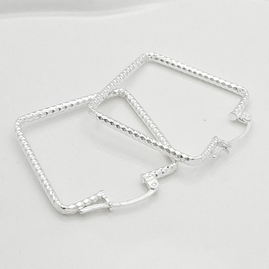 Arracada Cuadro Diamantada