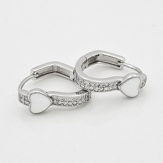 Arracada Corazon Zirconia
