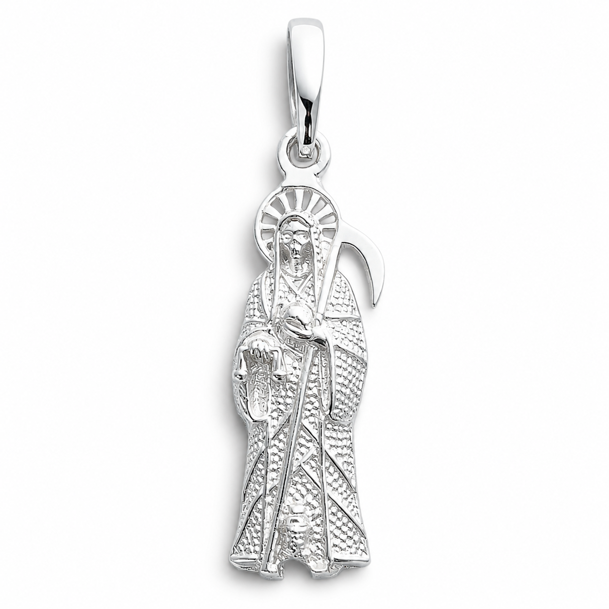 Dije Santa Muerte Blanca