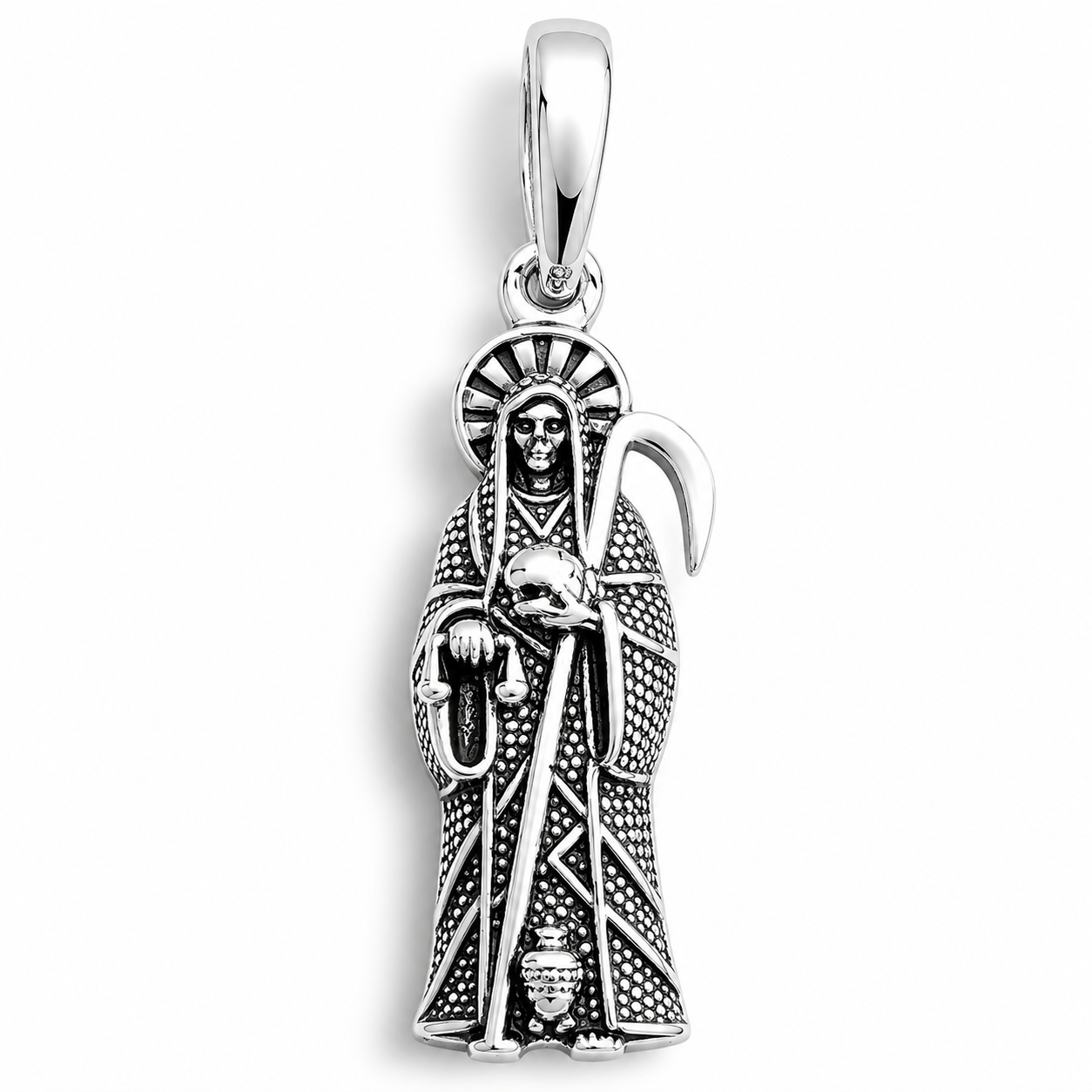 Dije Santa Muerte Negra