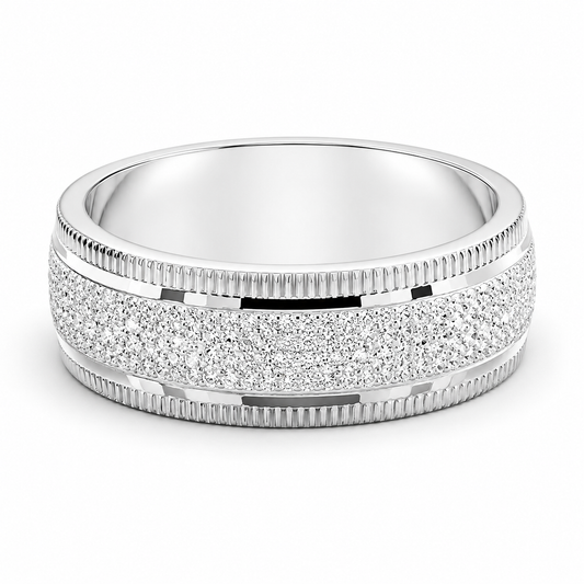Anillo Argolla Arenada