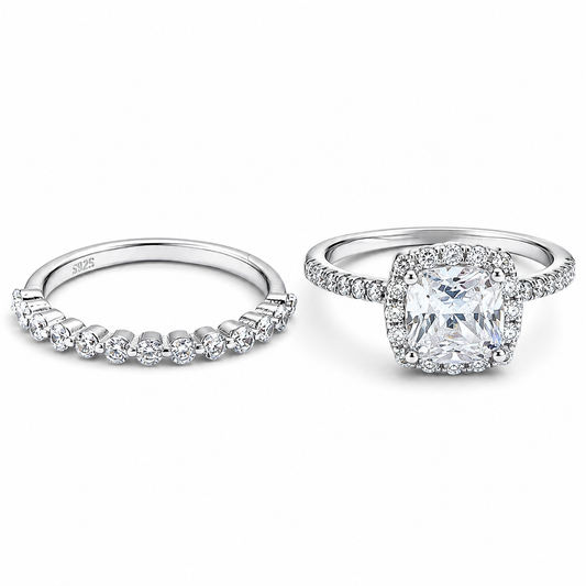 Anillo Alianza Zirconia