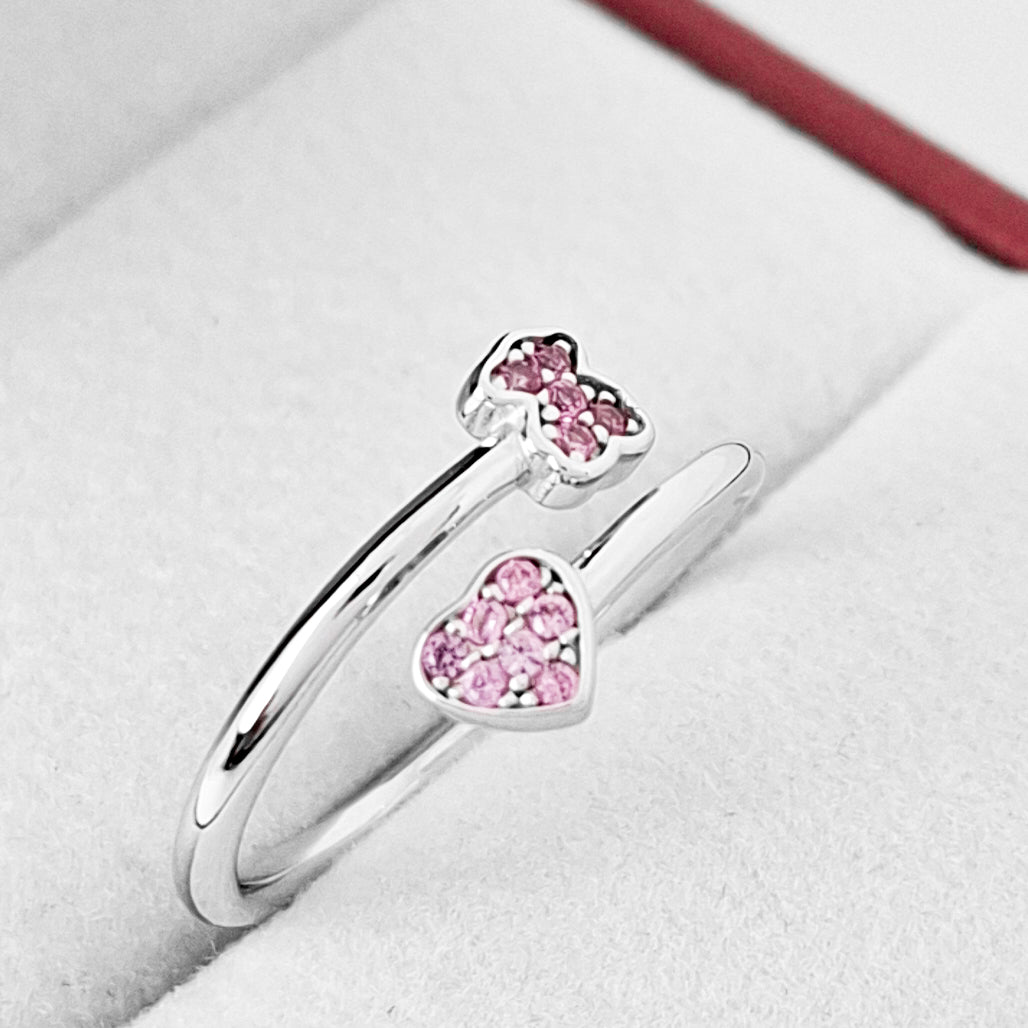 Anillo 2 corazones