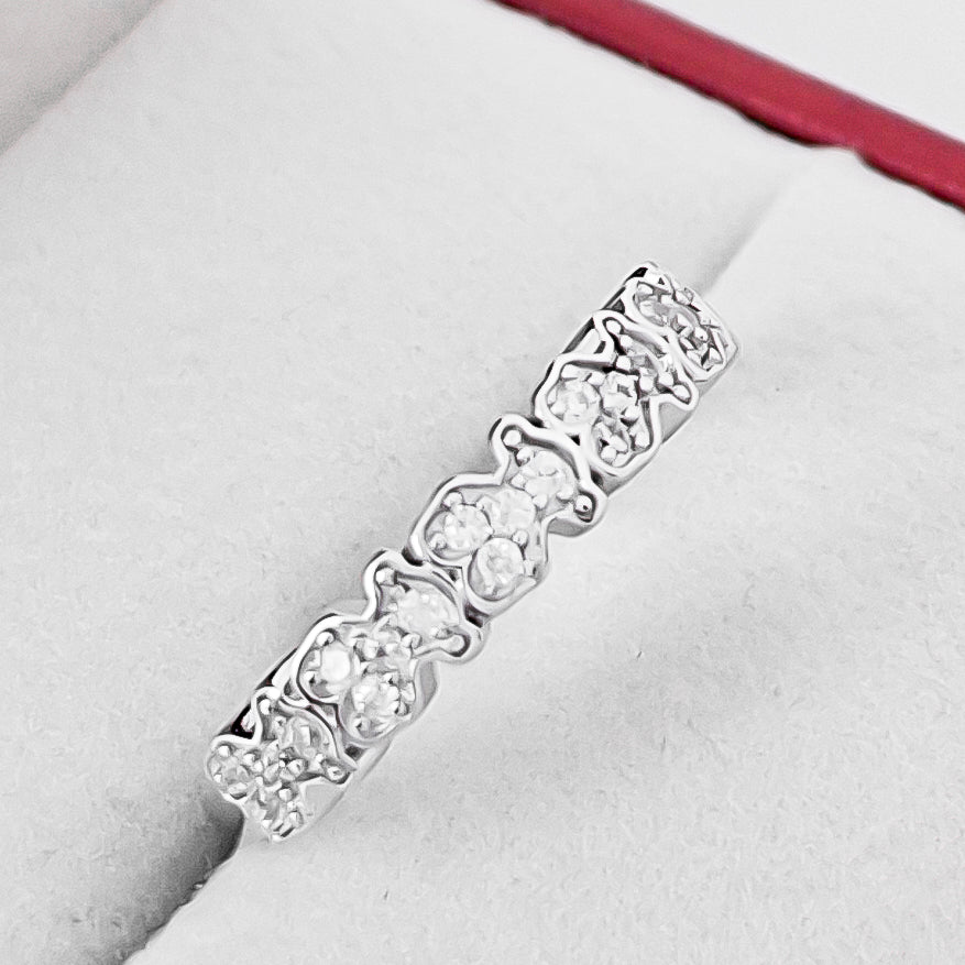 Anillo Oso Zirconia