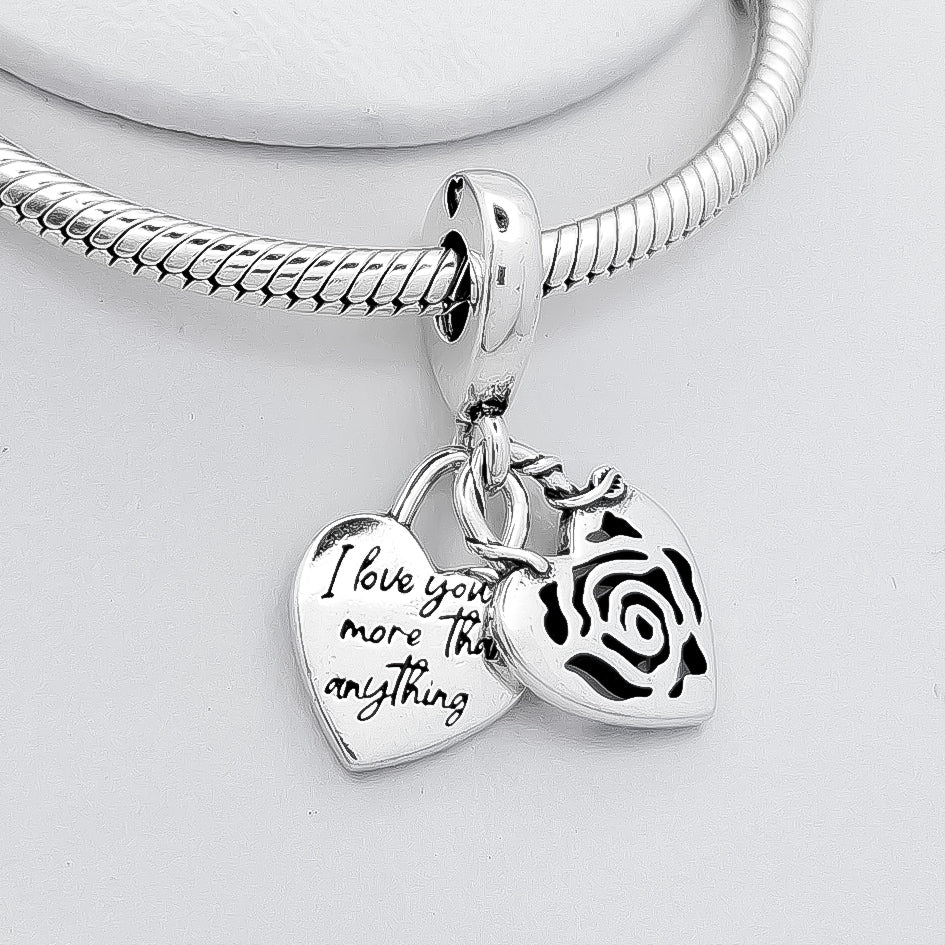 Charm Corazon Rosa