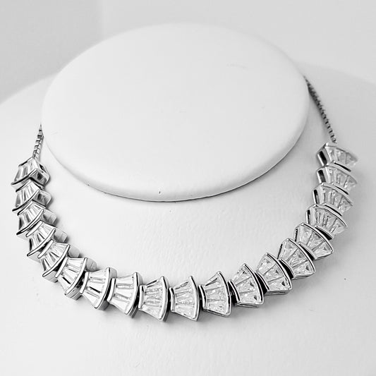 Pulsera Zirconia Baguette