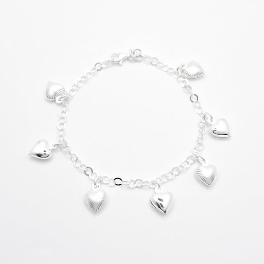 Pulsera Corazones