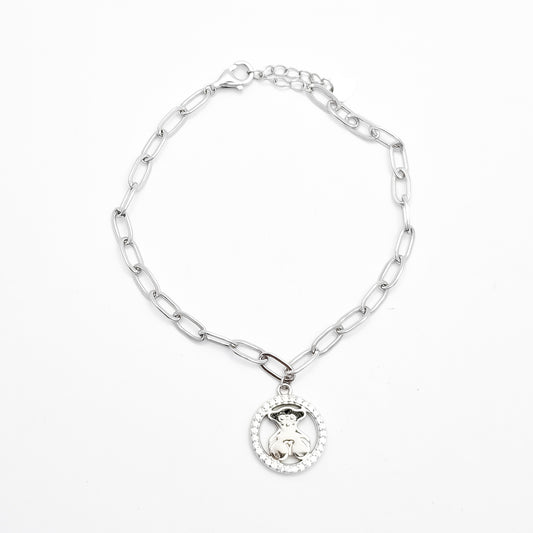 Pulsera Oso Zirconia
