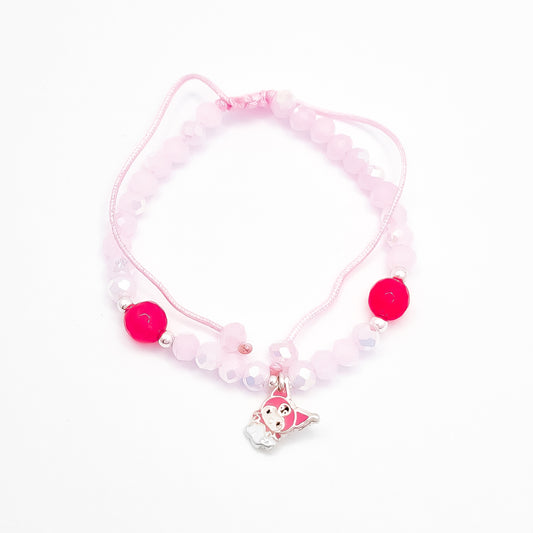 Pulsera Kuromi Rosa