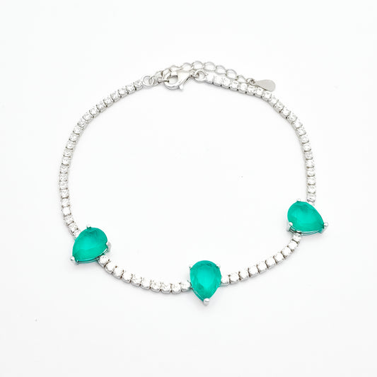 Pulsera Gota Verde