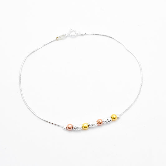 Pulsera Tricolor Bolas