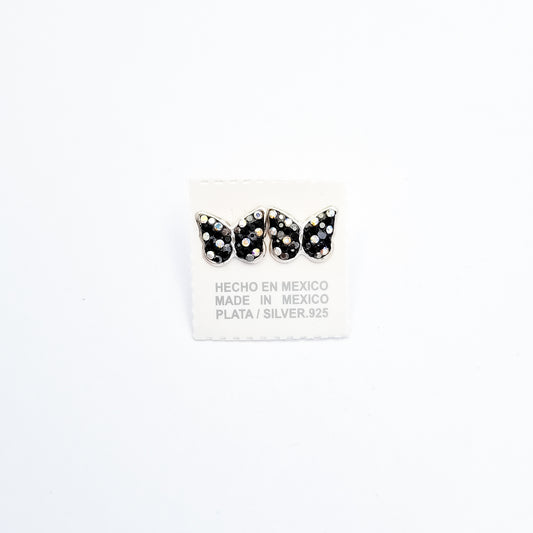 Arete Mariposa Negra