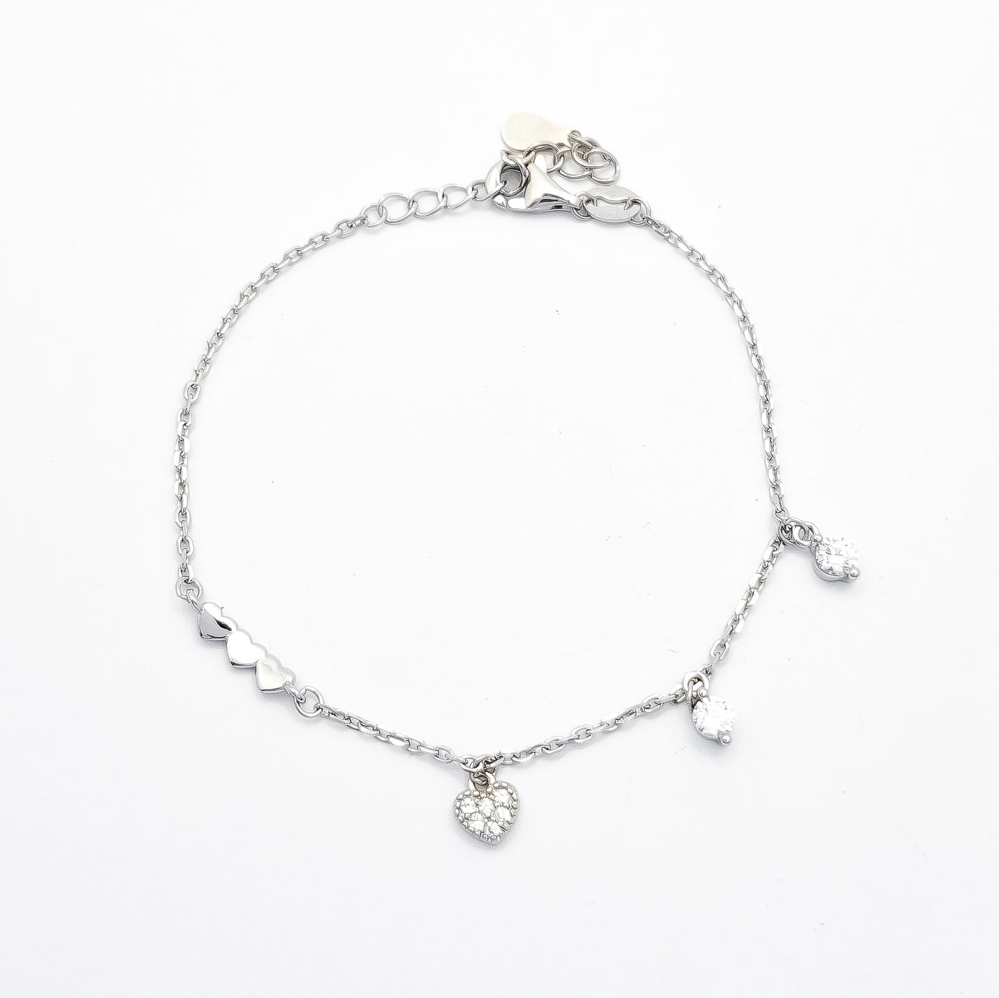 Pulsera Corazon Zirconia