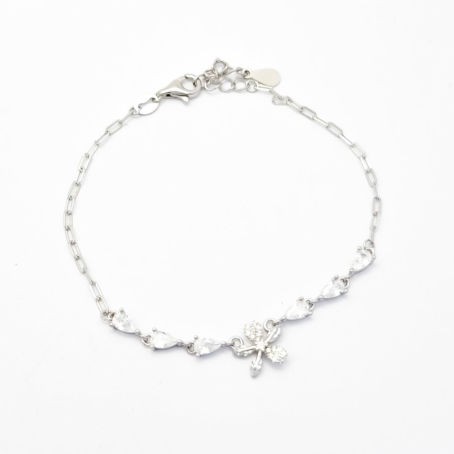 Pulsera Flor Zirconia