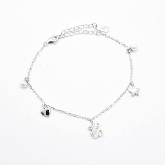 Pulsera Oso Zirconia