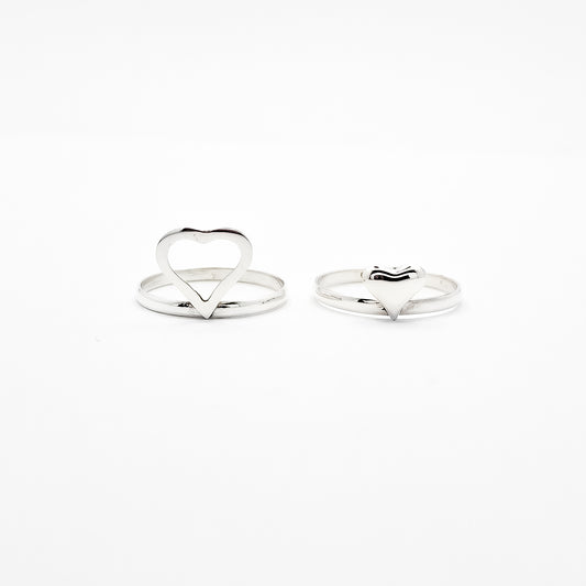 Anillo Duo Corazon