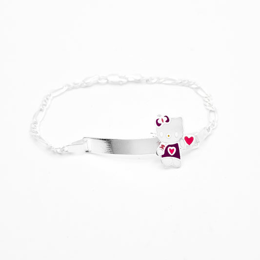 Esclava 3mm Kitty Lila