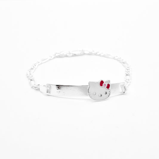 Esclava 3mm Cara Kitty Fiusha