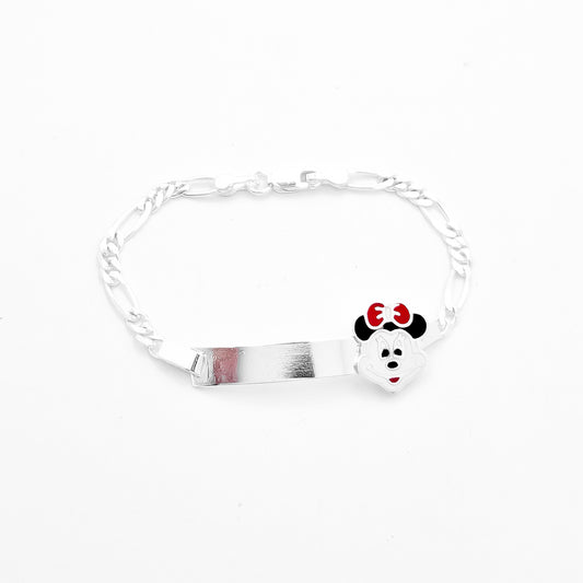 Esclava 3mm Minnie Roja