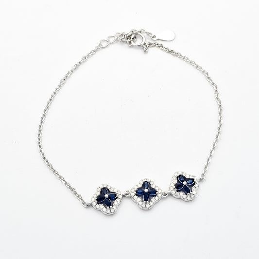Pulsera Flor Azul