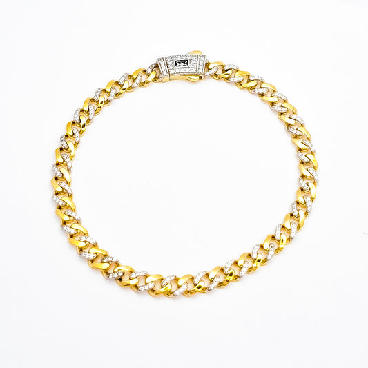 Pulso Mona Dorado 5mm