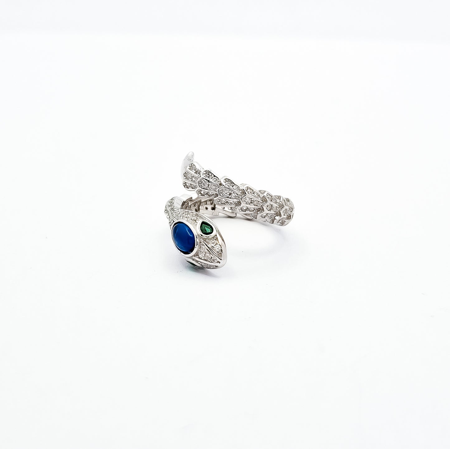 Anillo Serpiente Zirconia