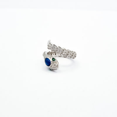 Anillo Serpiente Zirconia
