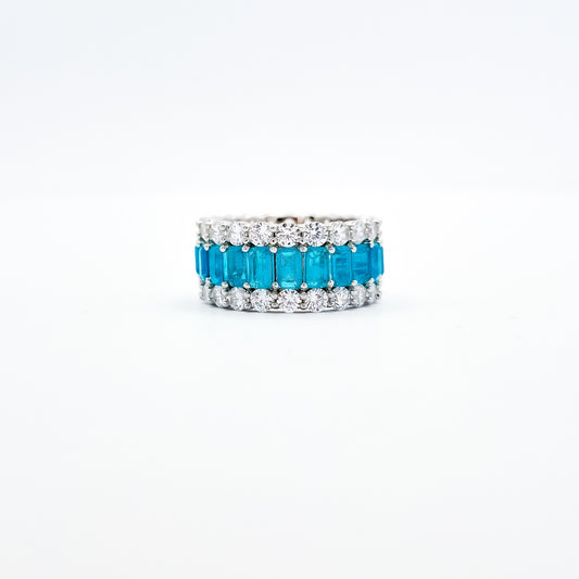 Anillo Aqua Ancho