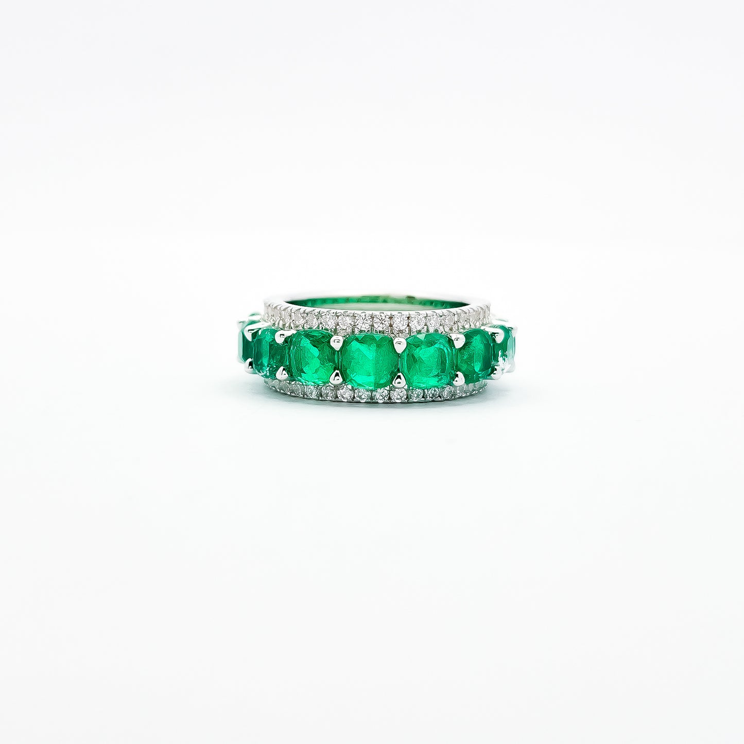 Anillo Zirconia Verde