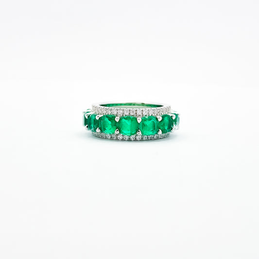 Anillo Zirconia Verde