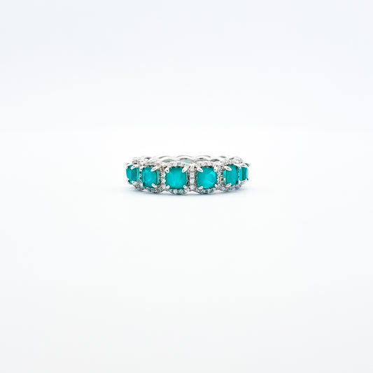 Anillo Cuadros Aqua