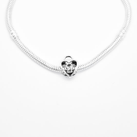 Charm Corazon Candado