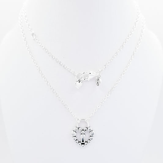 Collar Corazon Zirconia