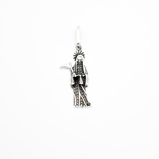 Dije Santa Muerte Pavonado